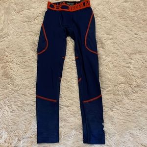 UA gold gear leggings